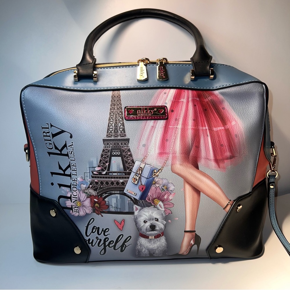 MUST SELL ASAP! Nicole Lee Chic Nikky American Girl Bag / Purse /Tote with Flaws